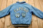 Vintage 1960s Distressed LCMR Jr High Capers Varsity Jacket /