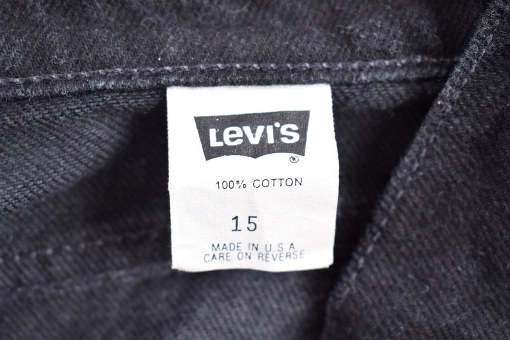 Vintage 1990s Levi's Red Tab Black Denim Jeans Size 31 x 29