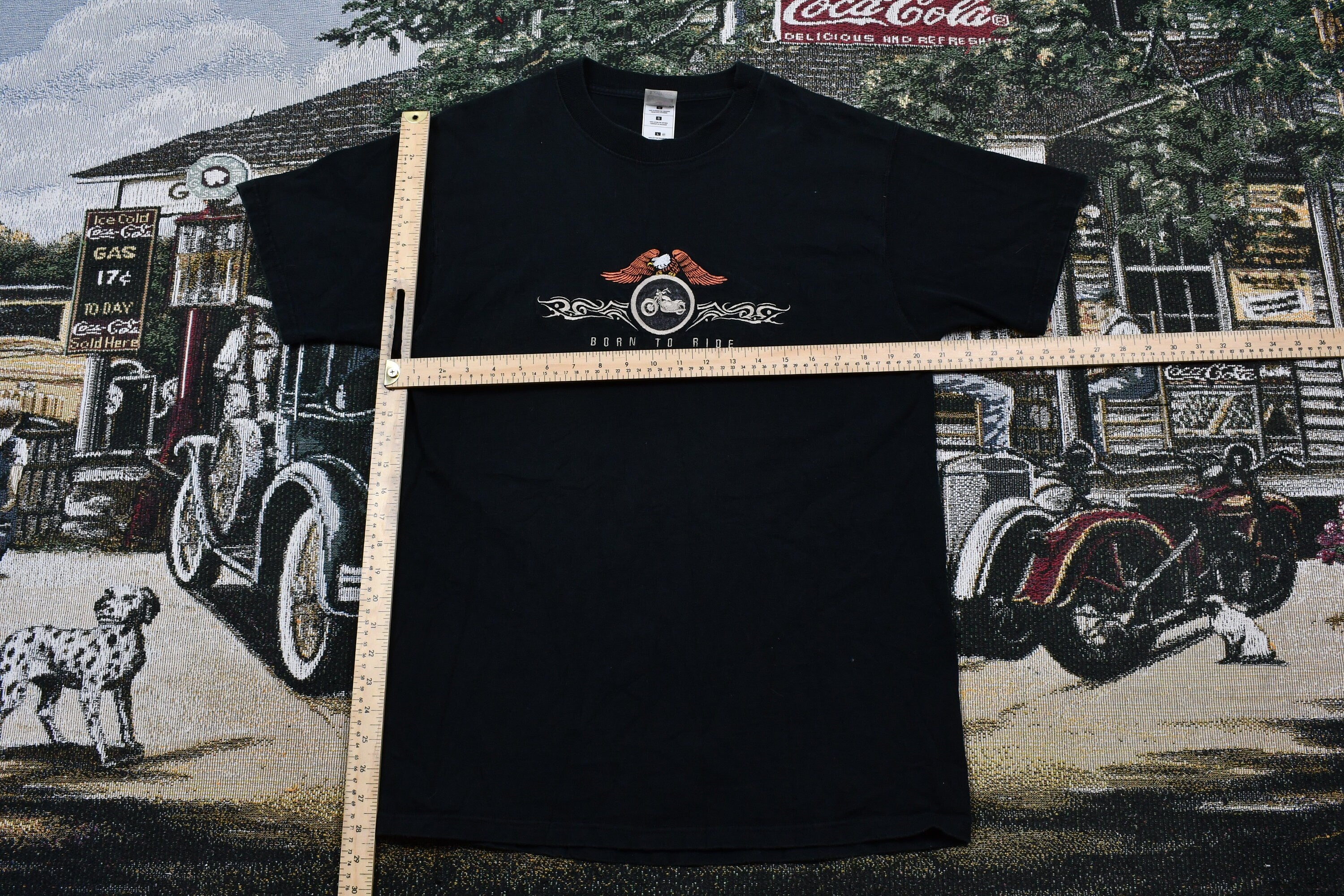 Vintage 1990s Born To Ride Motorcycle T-Shirt
