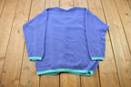 Vintage 1990s Cute Grandma Pastel Knitted Cardigan Sweater