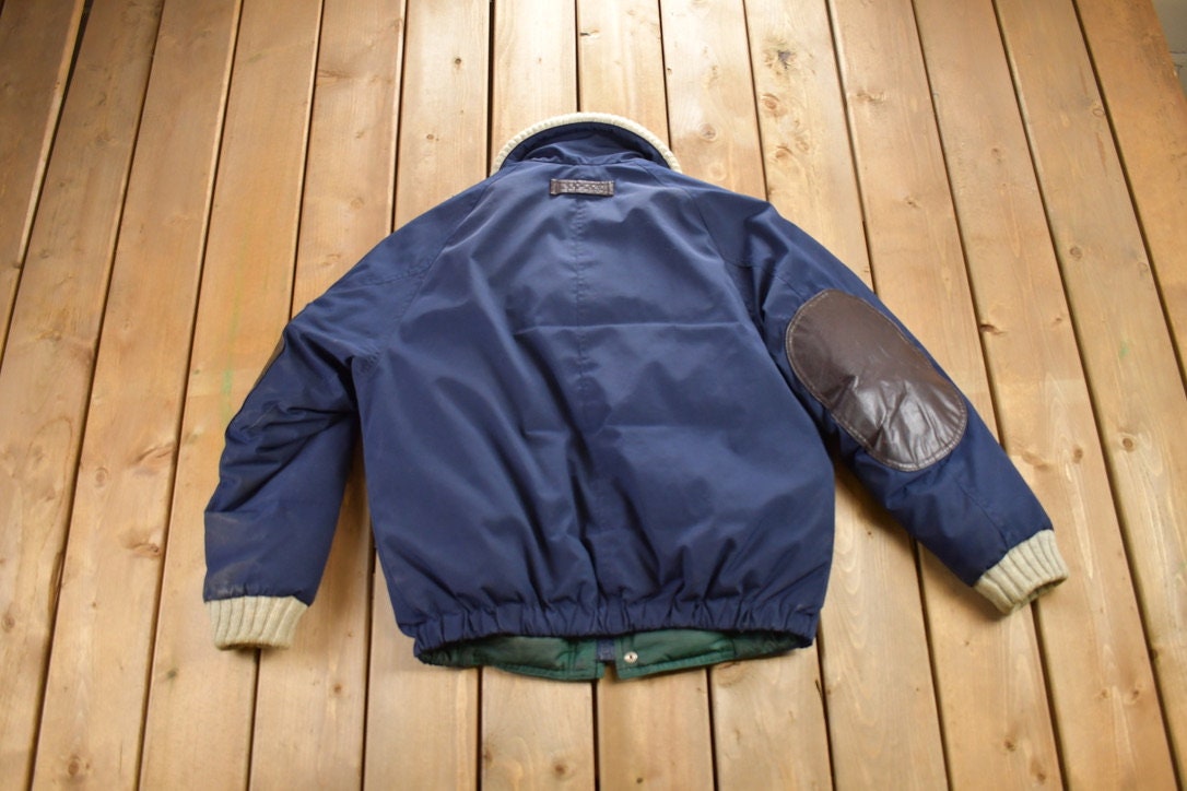 Vintage 1980s Lacoste Izod Full Zip Winter Jacket