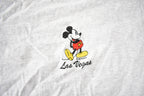 Vintage 1990s Disney Mickey Mouse Las Vegas Embroidered T-Shirt Made In USA Size XL