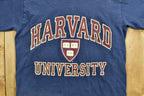 Vintage 1990s University of Harvard Collegiate T-Shirt  NCAA Tee  Americana  Sportswear  Athleisure  Made In USA  The Cotton Exchange