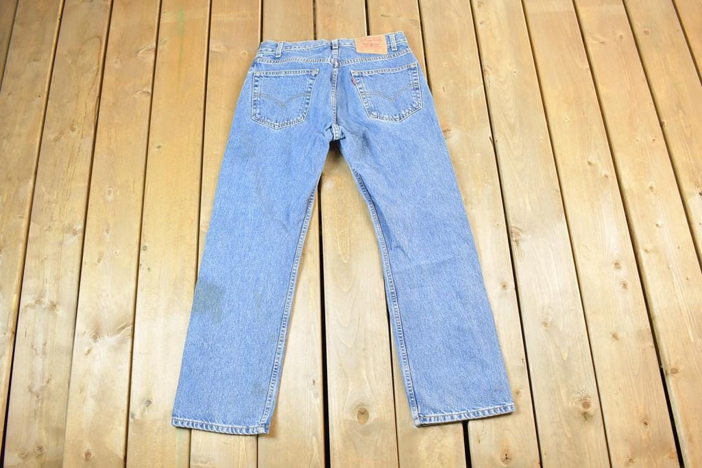 Vintage 1990s Levi Strauss Red Tab Denim Jeans Size 32 x 30 Made In USA