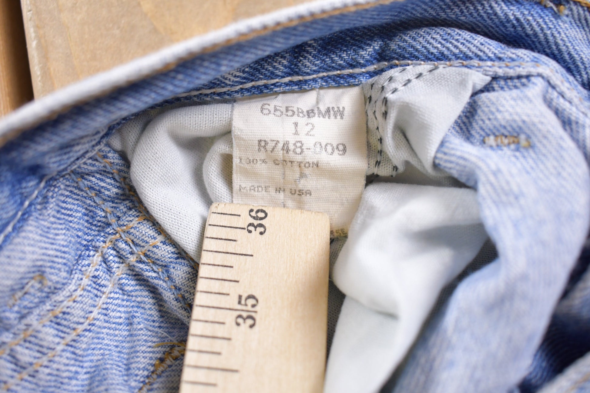 Vintage 1970s Wrangler Jean Shorts Size 26