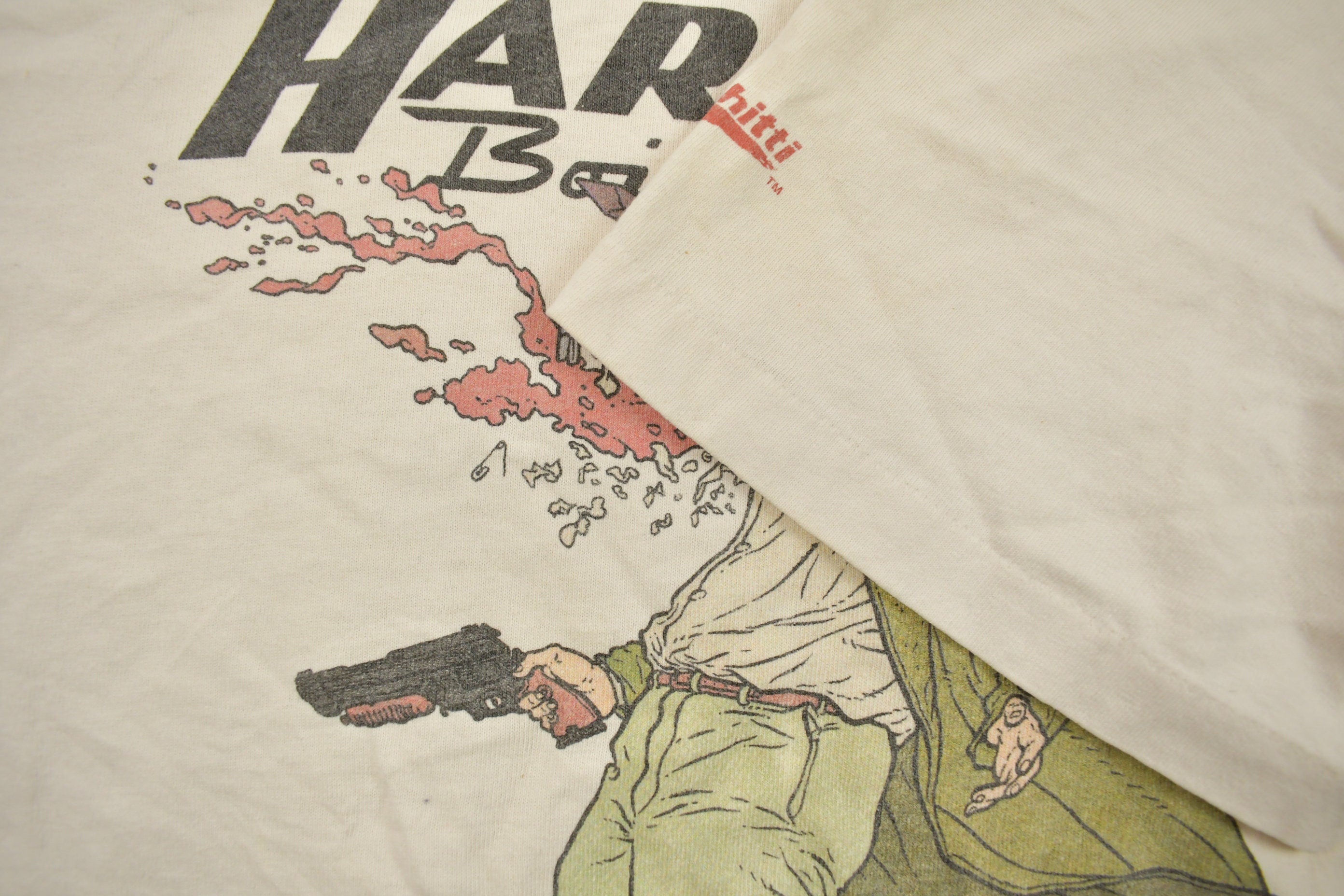 Vintage 1990 Hard Boiled Comic Book Promo T-shirt