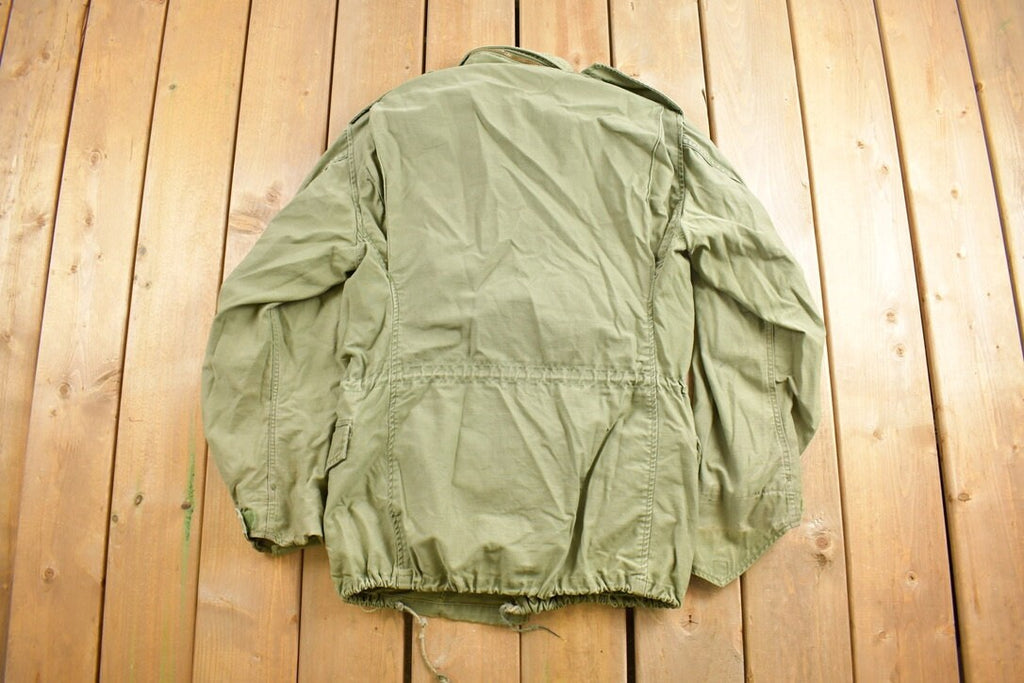 Vintage 1974 Military Army Sateen Field Jacket