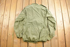 Vintage 1974 Military Army Sateen Field Jacket