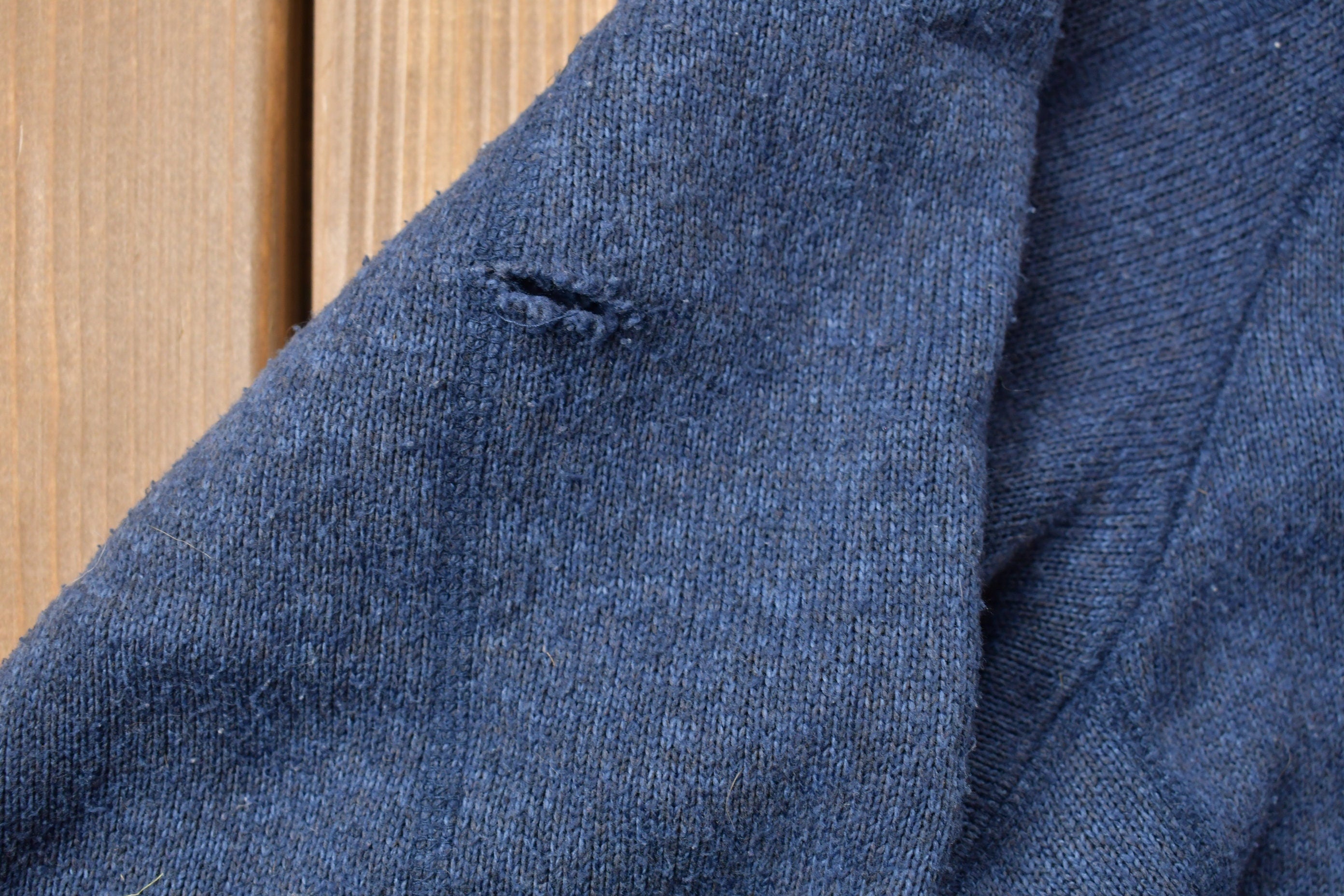 Vintage 1990s Patagonia Blue Fleece Zip Up Sweater