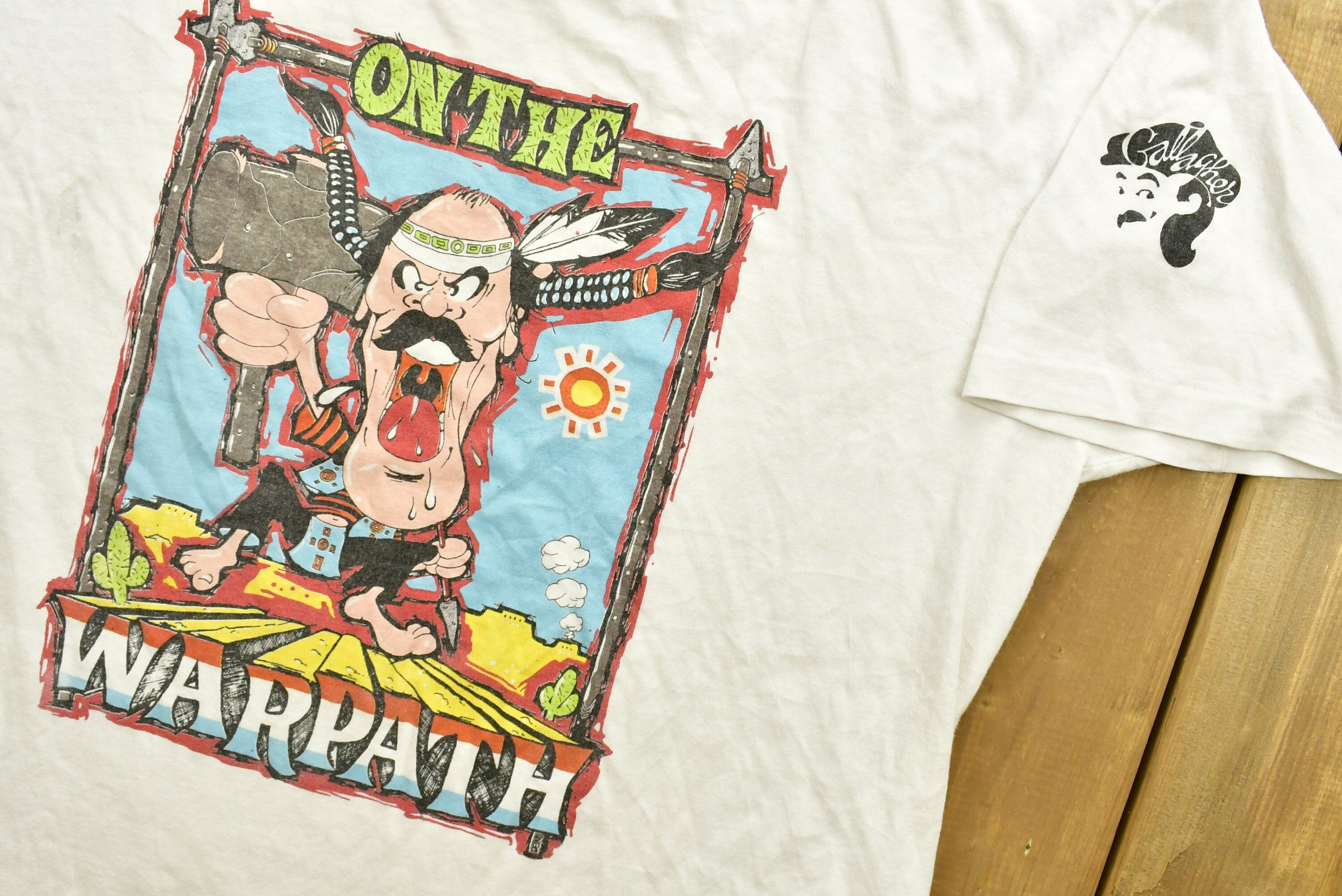 Vintage 90's Gallagher On The War Path T-Shirt