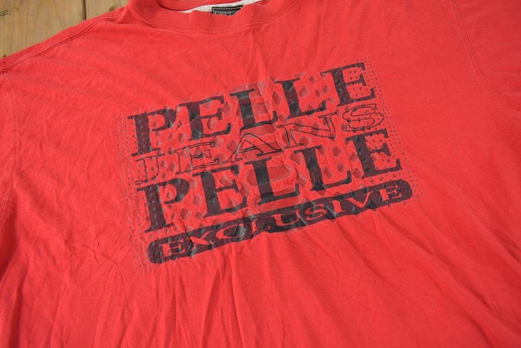 Vintage 1990s Pelle Pelle Jeans Marc Buchanan Graphic T-Shirt Size XXL