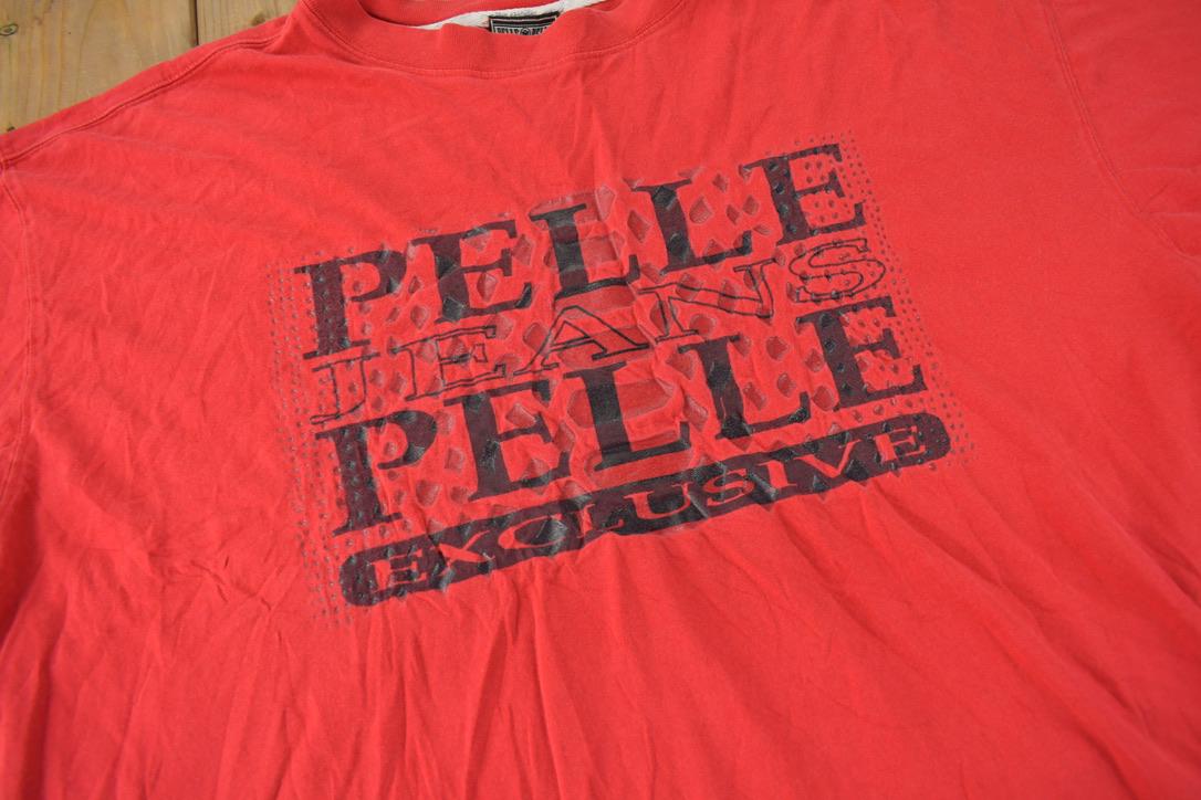 Vintage 1990s Pelle Pelle Jeans Marc Buchanan Graphic T-Shirt Size XXL