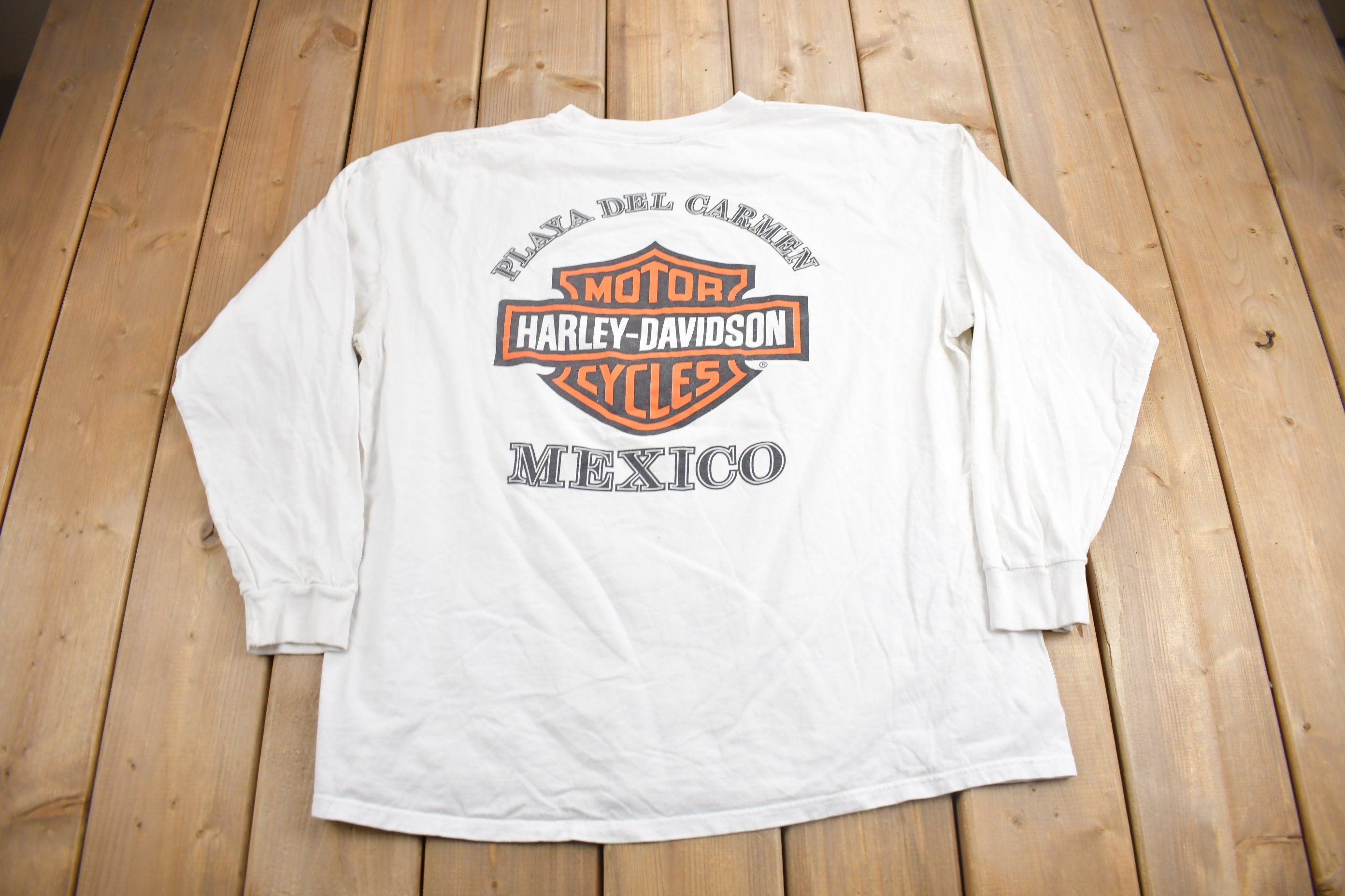Vintage 2003 Playa Del Carmen Harley Davidson Mexico T-Shirt