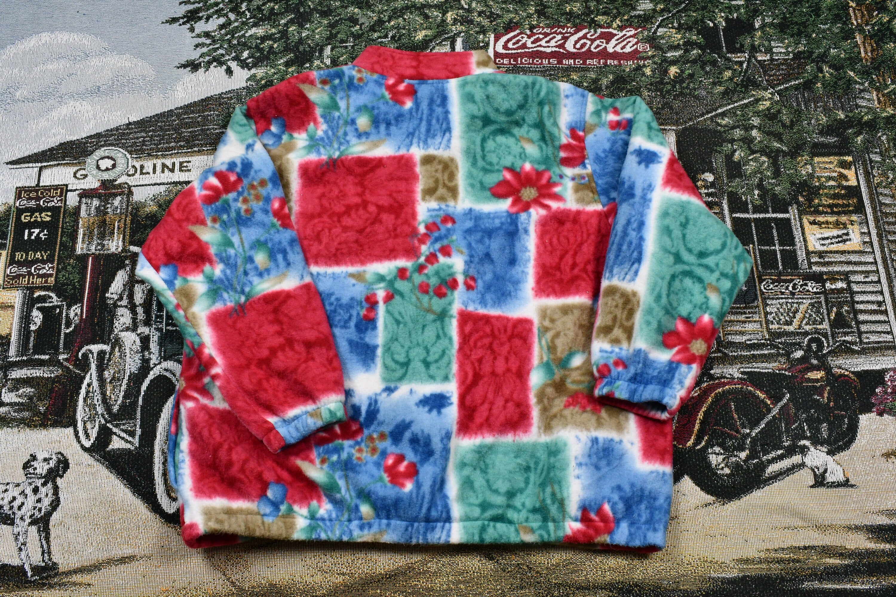 Vintage 1990s Alfred Dunner Full Zip Fleece Sweater