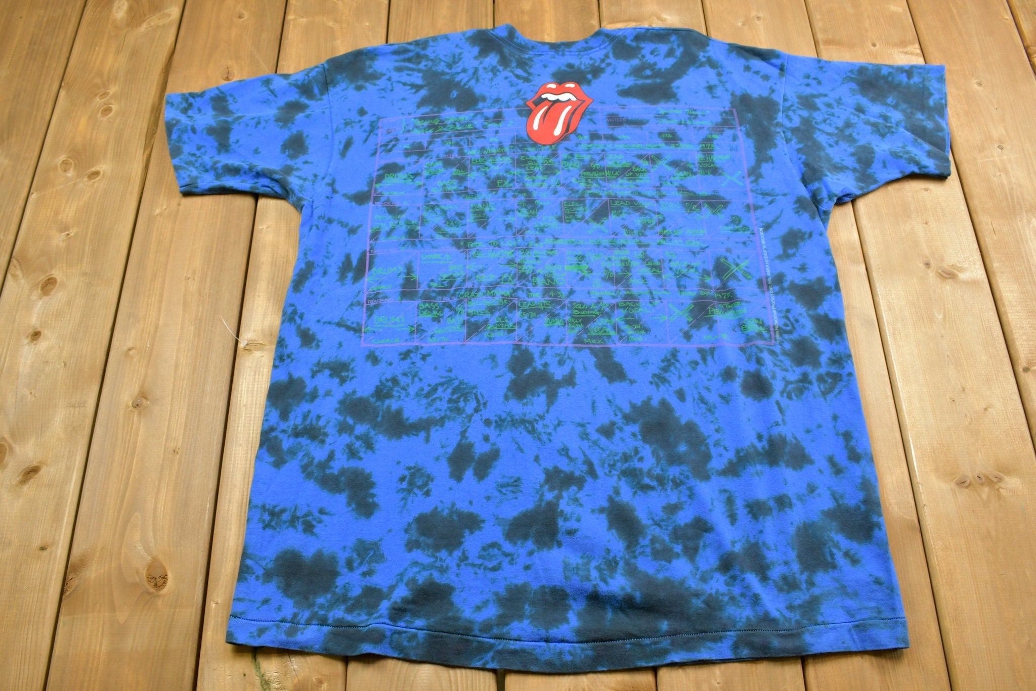 Vintage 1994 Rolling Stones Black And Blue Tour T-shirt