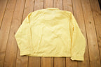 Vintage 1970s VIP Sportswear Blank Yellow Windbreaker Jacket