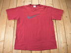 Vintage 1990s Nike Big Swoosh Graphic T-Shirt