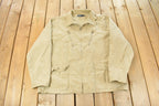 Vintage 1990s Polo Ralph Lauren Poplin Military Field Jacket Men's 2XL