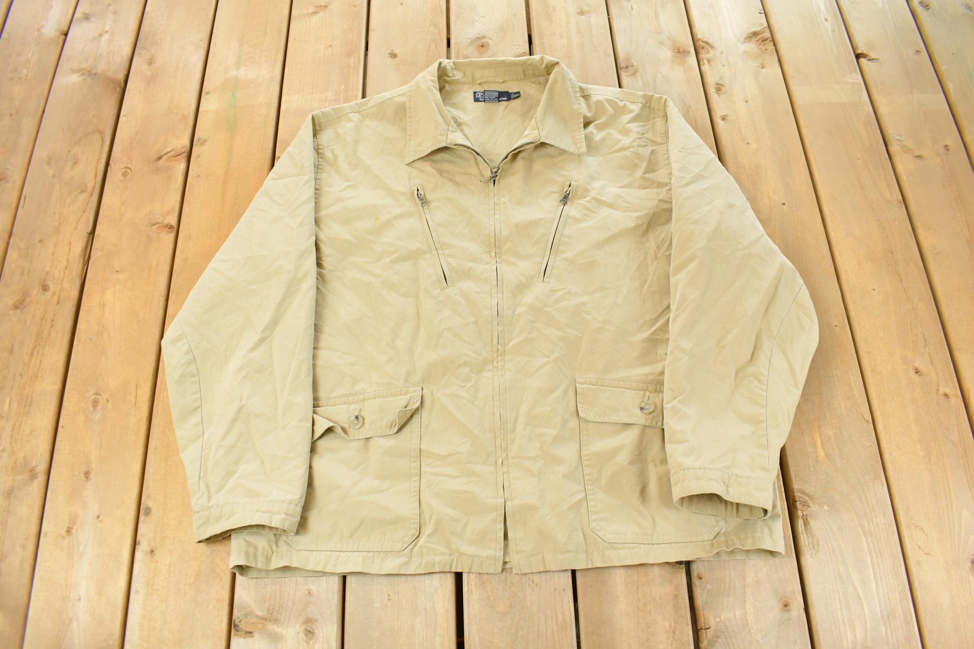Vintage 1990s Polo Ralph Lauren Poplin Military Field Jacket Men's 2XL