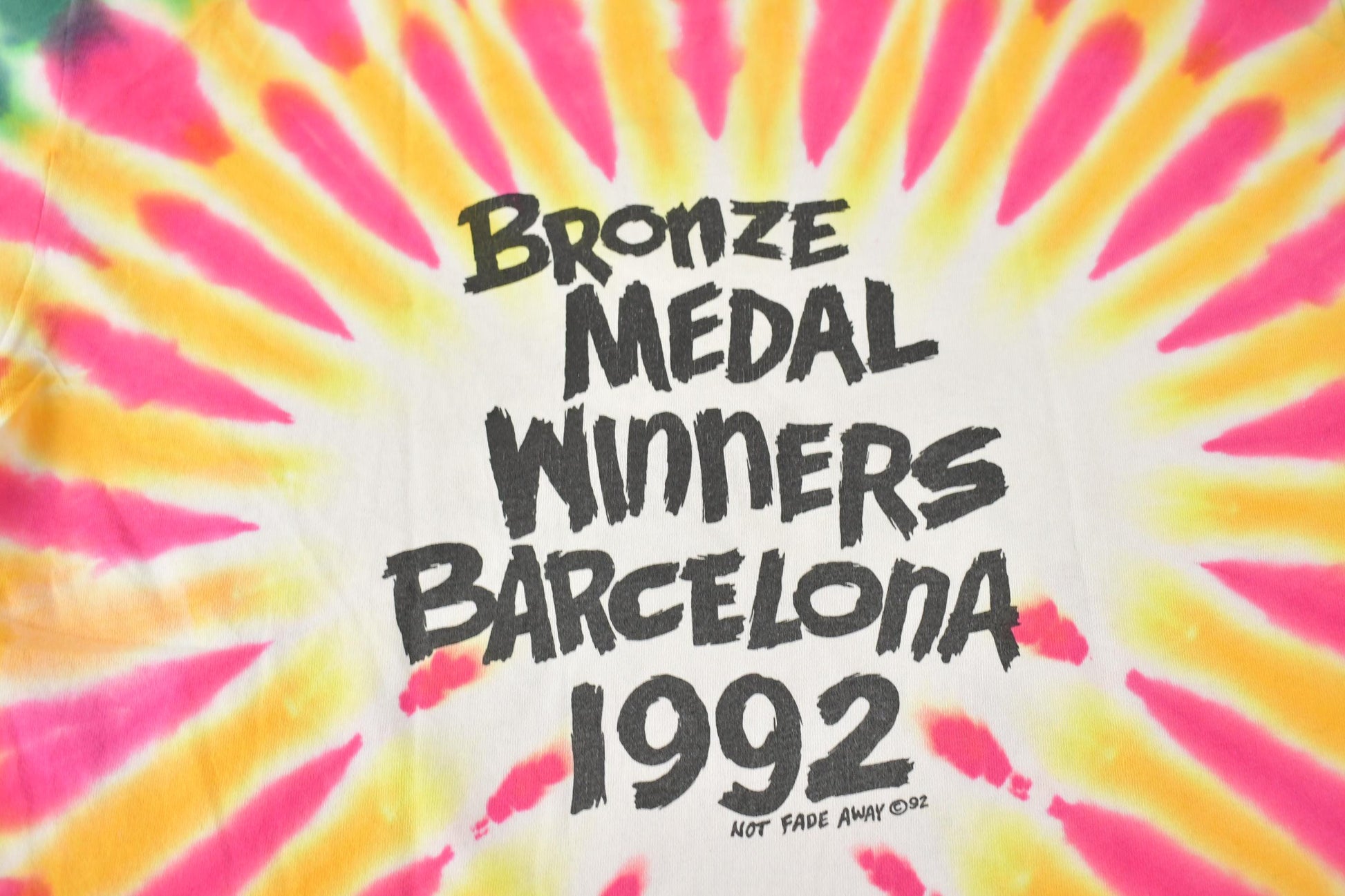 Vintage 1992 Grateful Dead Lithuania Barcelona All Over Print Band T-shirt