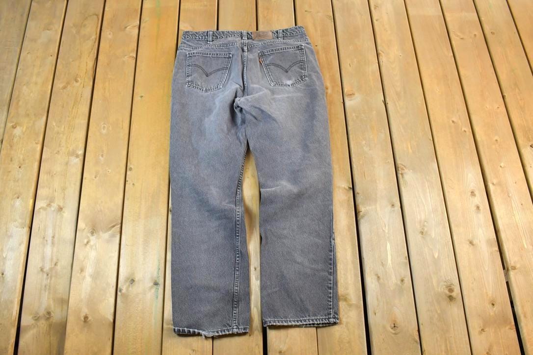 Vintage 1990s Levi Strauss Orange Tab 619 Denim Jeans Size 34 x 30