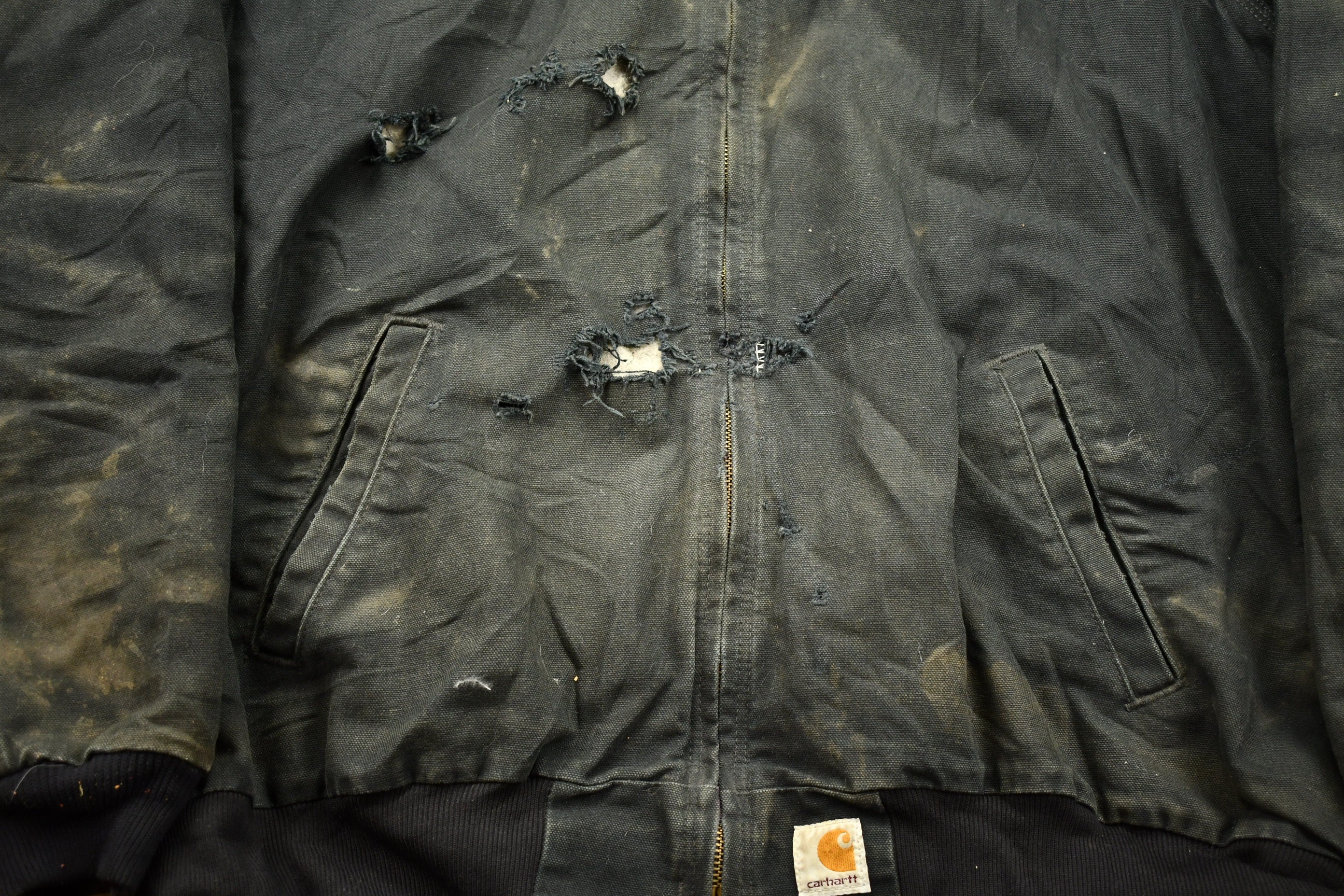 Vintage 1990s Carhartt Hooded Jacket