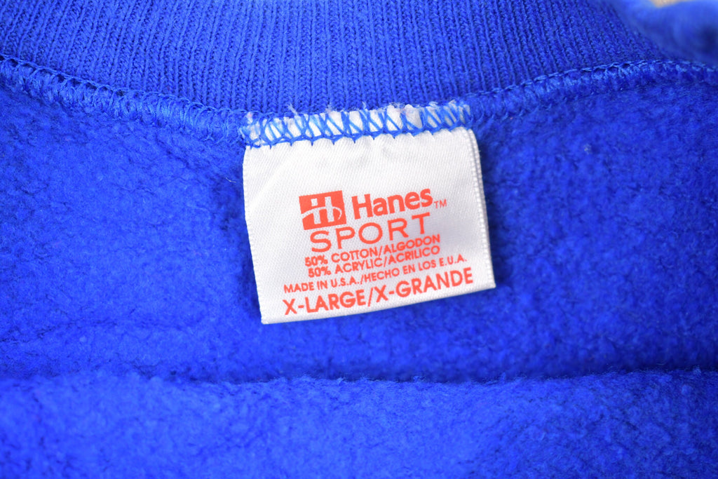 Vintage 1980s Hanes Sport Blank Raglan Crewneck Sweatshirt