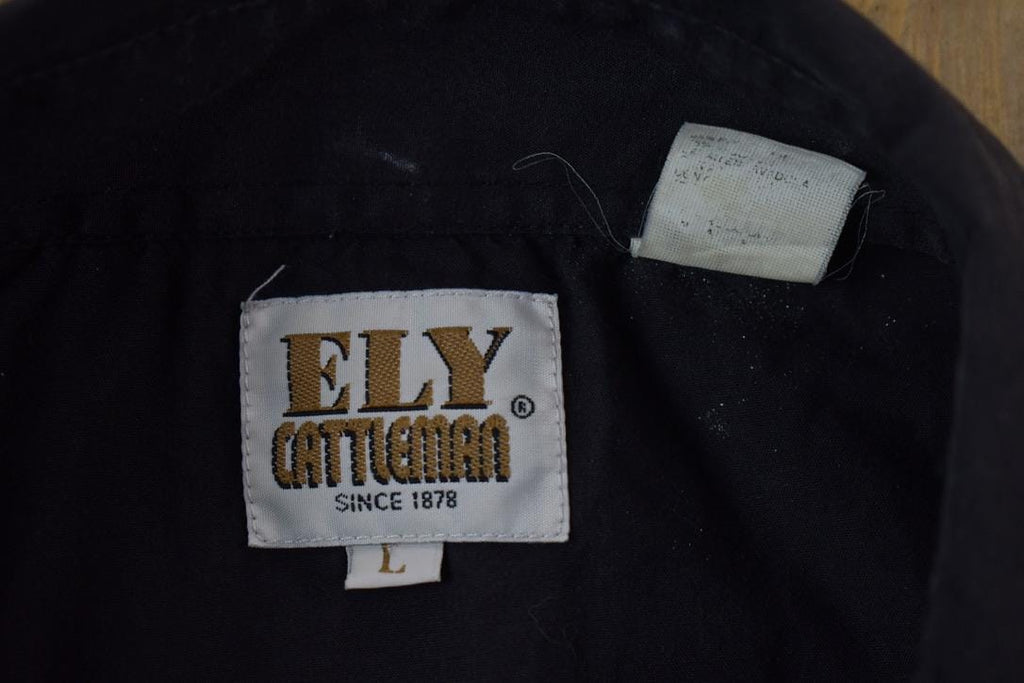 Vintage 1990s Fly Cattlemen Souvenir Button Up-Shirt