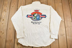 Vintage 1990s Mickey's Gas & Grease Button Up Shirt