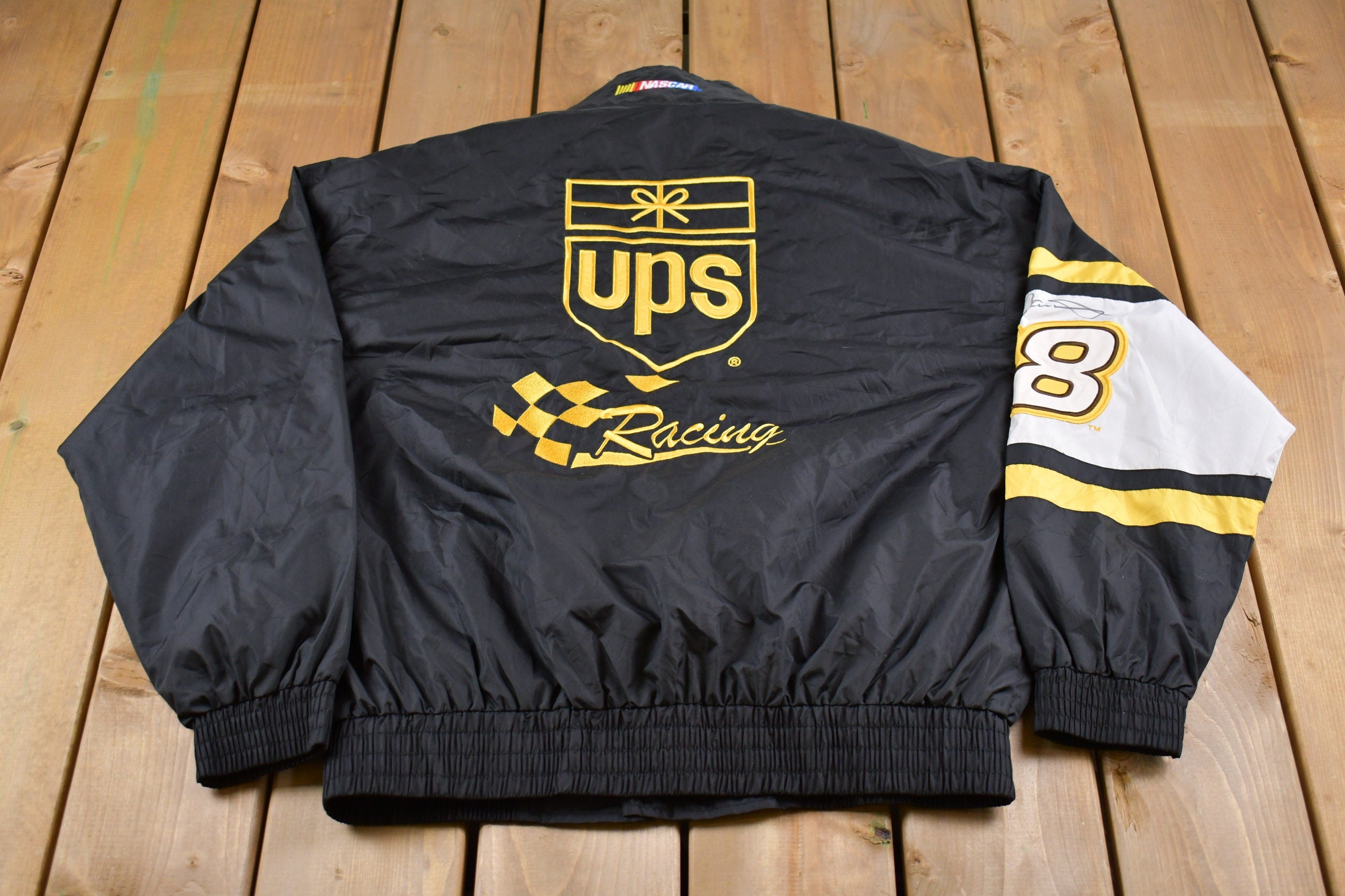 Vintage 1990s Chase Authentics Nascar Racing Windbreaker Jacket