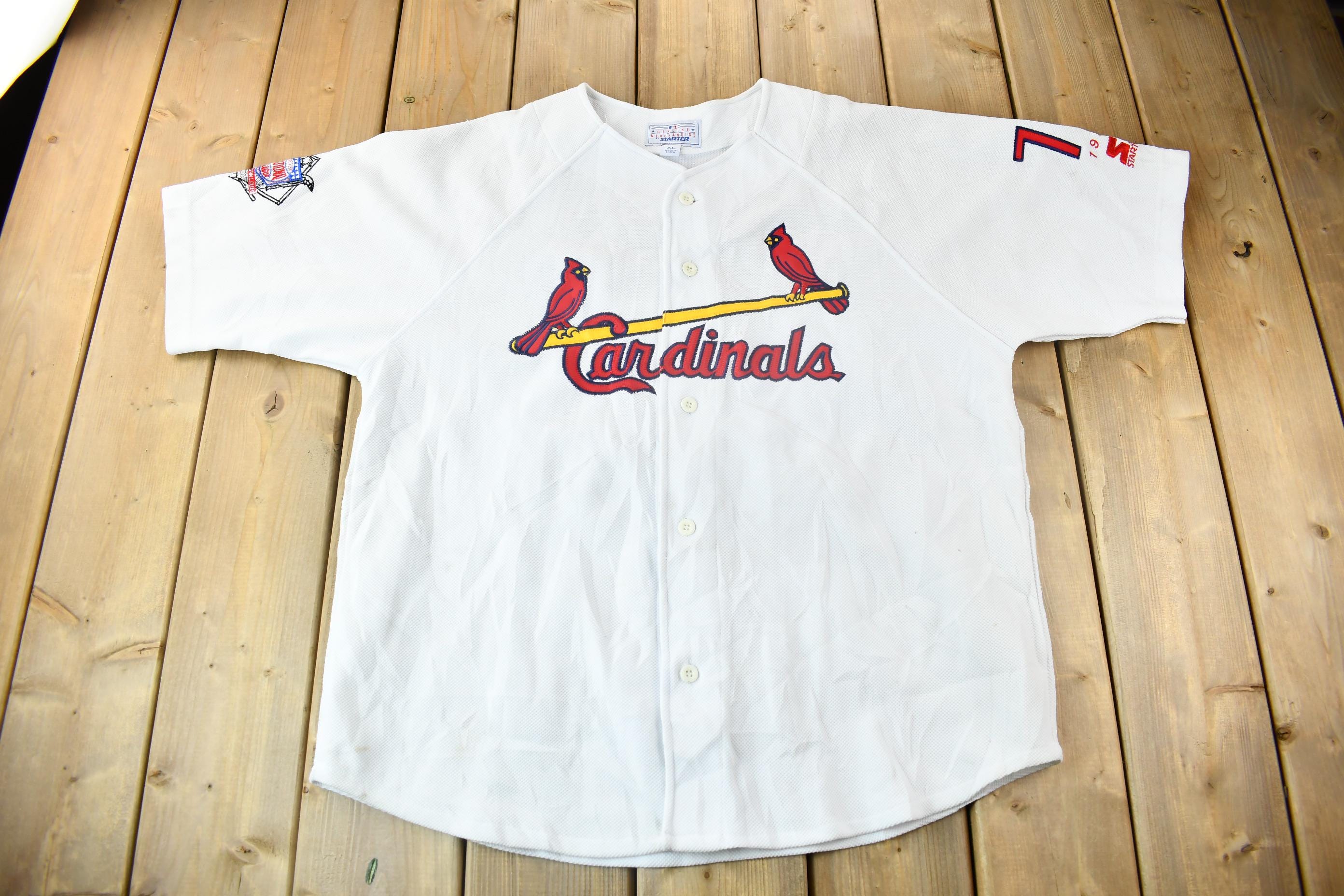 Vintage 1998 Mark McGwire St Louis Cardinals MLB Starter Jersey