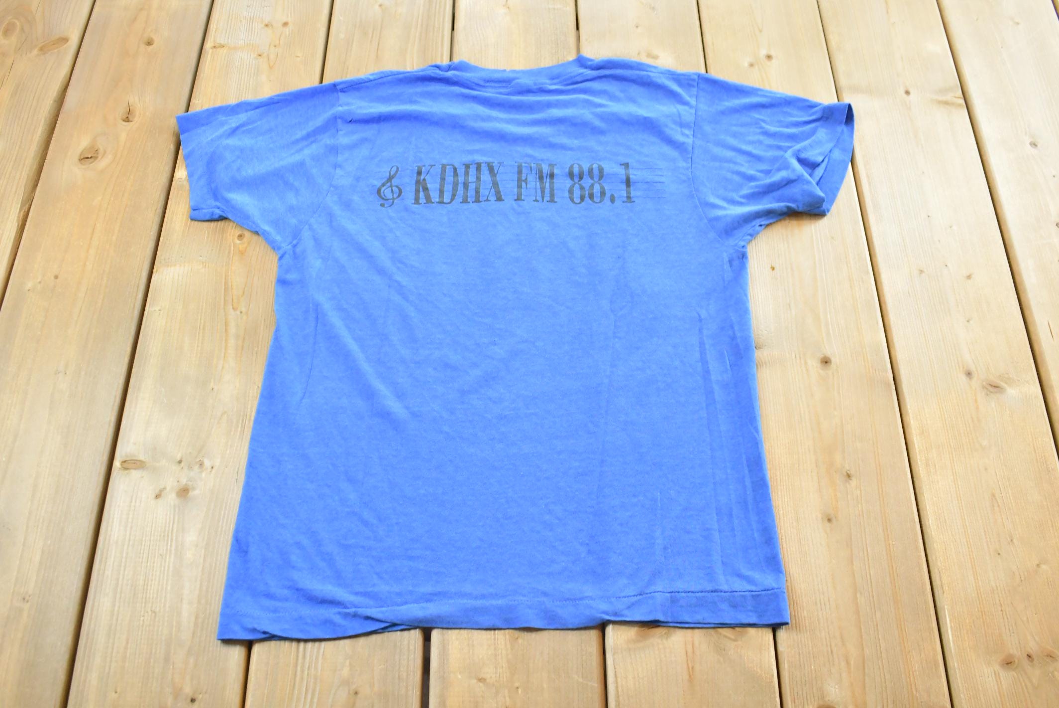 Vintage 1989 KDHX 88.1 FM Winter Membership Drive T-Shirt Men's S