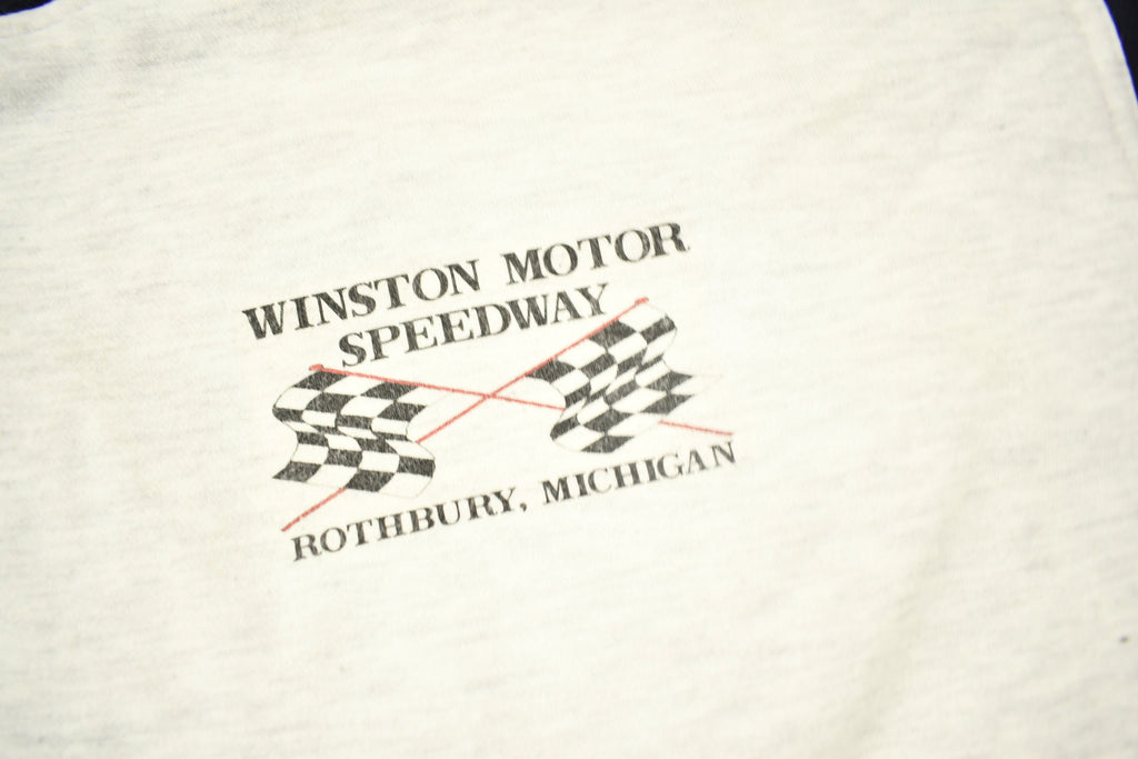 Vintage 1990s Winston Motor Speedway Varsity Sweatshirt