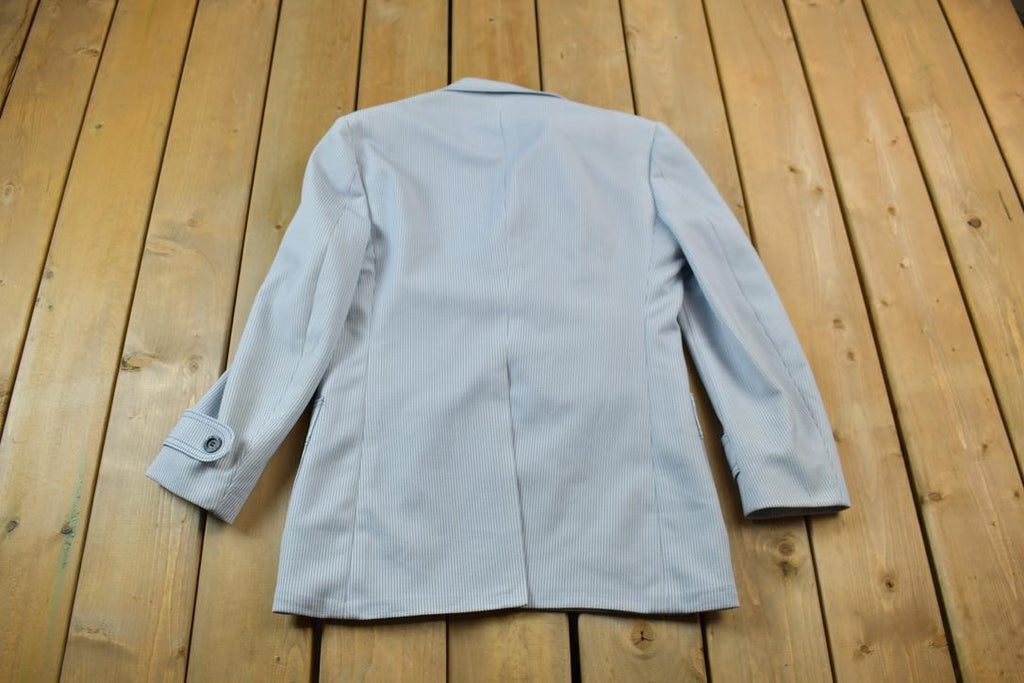 Vintage 1970s Pinstripe Blazer Jacket