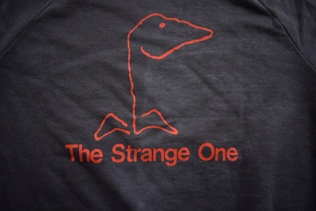 Vintage 1980s Crawley Films Production The Strange One Crewneck Sweatshirt Made In Canada