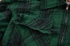 Vintage 1980s World Culture Plaid Wool Shacket