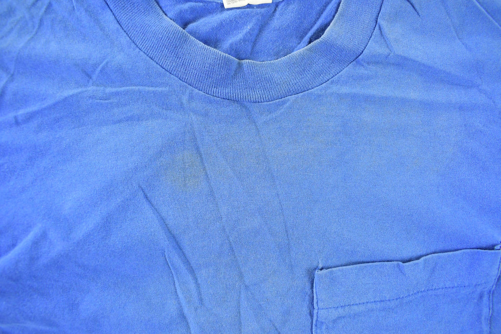 Vintage 1990s Fruit of the Loom Blank Pocket T-Shirt Men's Medium