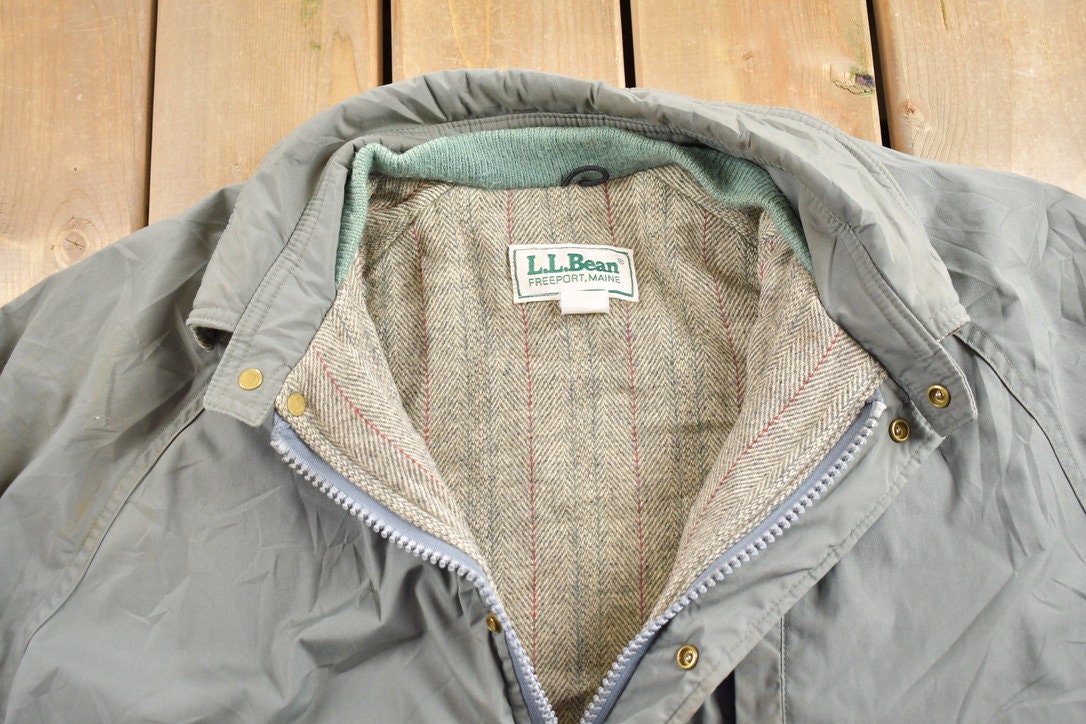 Vintage 1980s LL Bean Winter Parka Jacket / Made In USA / Vintage Ski Jacket / Insulated / Streetwear / Utility Parka