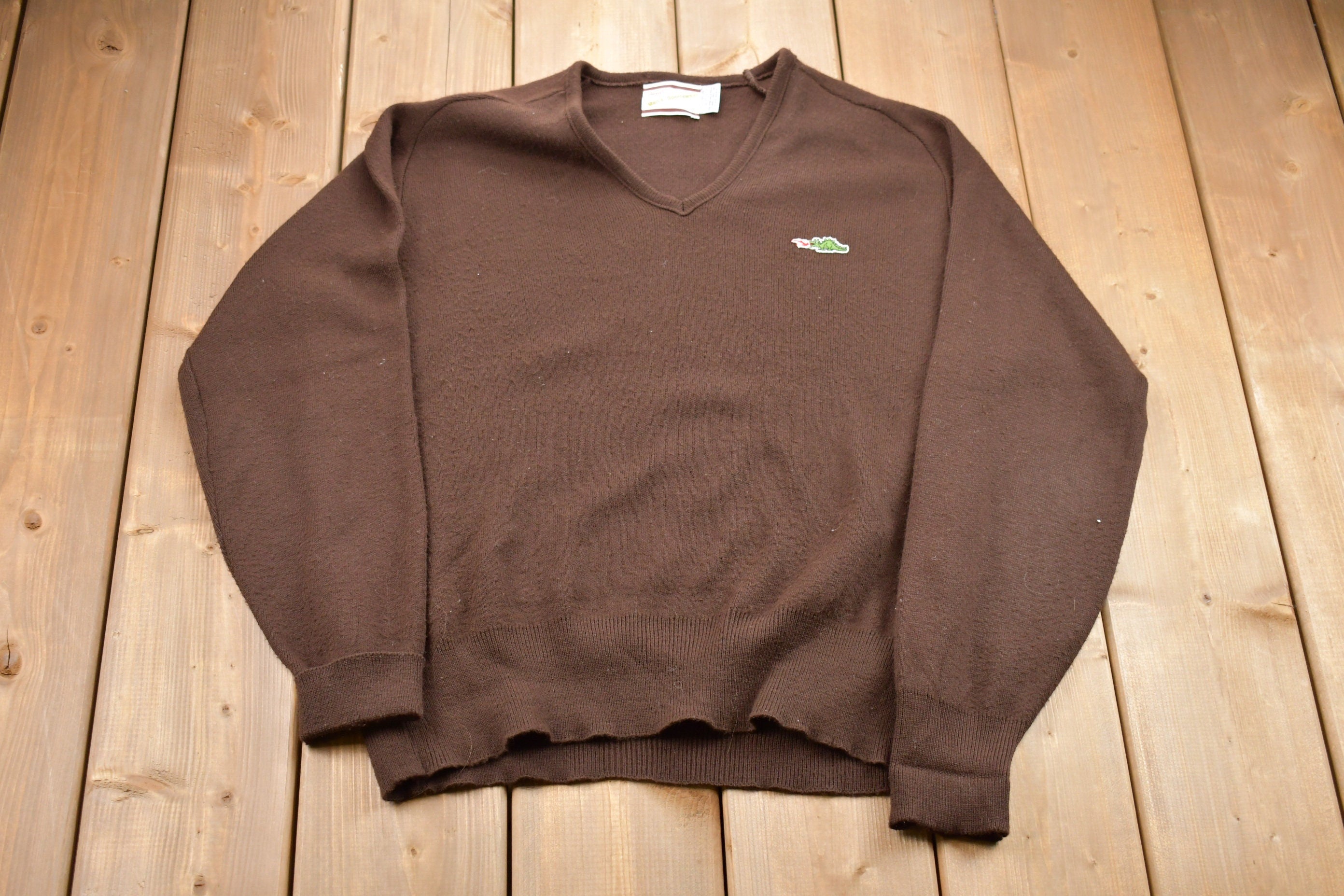 Vintage 1980s Sears Men's Sportswear Knitted Sweater