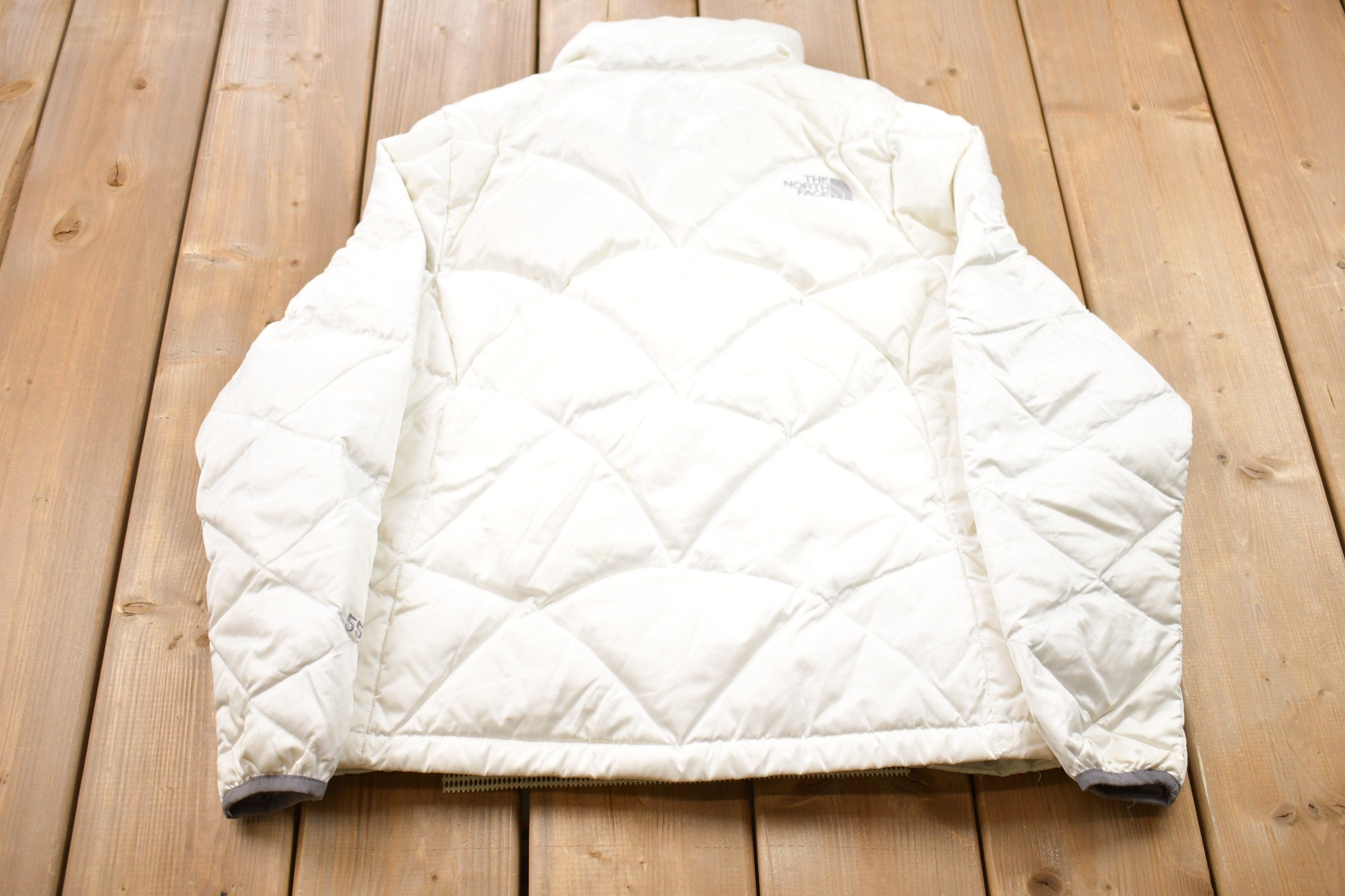 Vintage 1990s The North Face Full Zip Quilted Puffer Jacket
