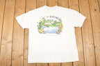Vintage 1990 Bermuda Palm Trees Souvenir Travel T-Shirt Women's XL