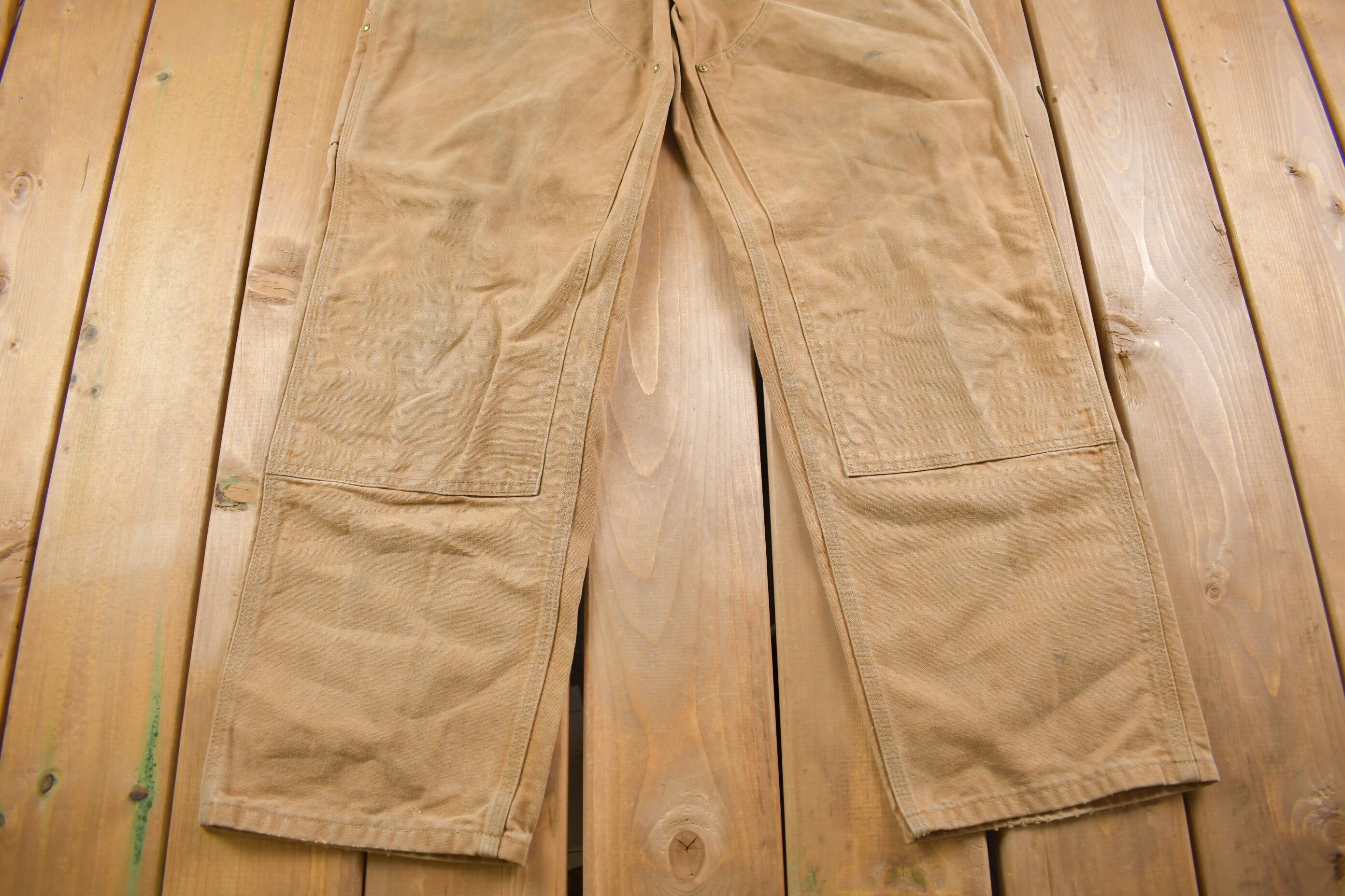Vintage 1990s Carhartt Double Knee Work Pants Size 36 x 30