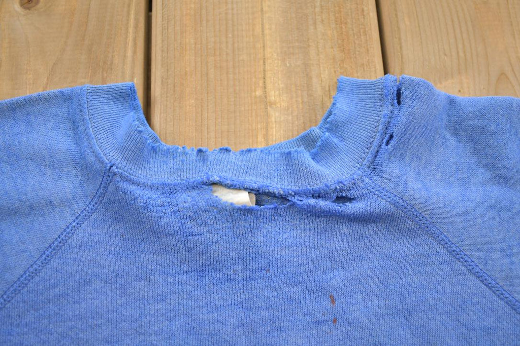 Vintage 1980s Tultex Distressed Athletic Wear Sweater