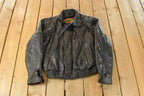 Vintage 1990s G-III Leather Biker Jacket Men's Medium