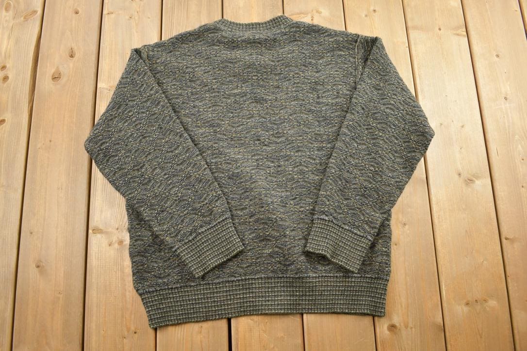 Vintage 1990s Mondo Di Marco Knit Crewneck Sweater