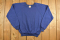 Vintage 1980s Blank Blue Stag Crewneck Sweatshirt