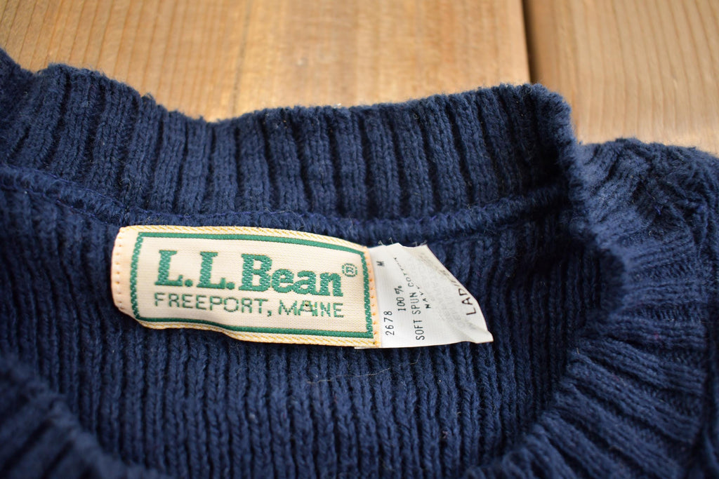 Vintage 1990s L.L Bean Knit Vest Crewneck Sweater