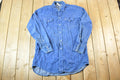 Vintage 1970 Key Denim Button Up Shirt Men's XL
