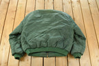 Vintage 1990s North Crest Reversible Bomber Jacket Men's XL