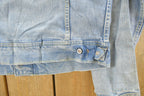 Vintage 1970s Lee Denim Jean Trucker Jacket Men's Small